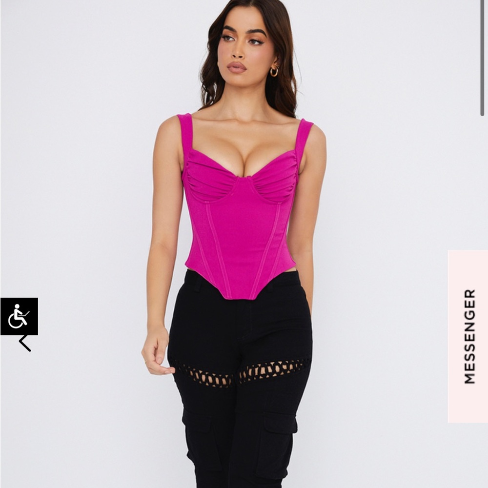 NWT house of CB Dana corset